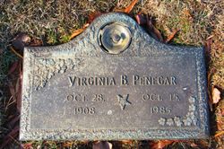 Virginia Irene <I>Beck</I> Penegar 