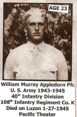 PFC William Murray Appledorn 
