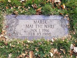 Maria Mai <I>Thi</I> Nhu 