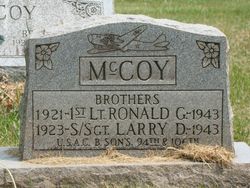 1LT Ronald G McCoy 