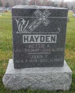 Henrietta A <I>Hagan</I> Hayden 