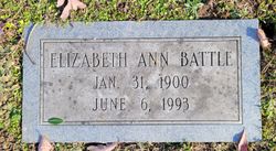 Elizabeth Ann Battle 