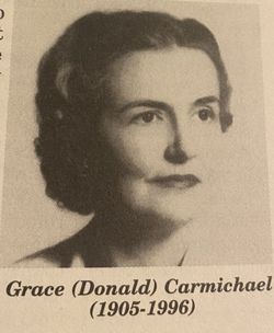 Grace <I>Donald</I> Carmichael 