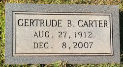 Gertrude <I>Brown</I> Carter 