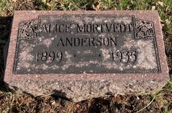 Alice J <I>Mortvedt</I> Anderson 