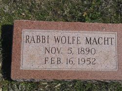 Rabbi Wolfe Macht 