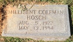 Millicent Coleman Hosch 