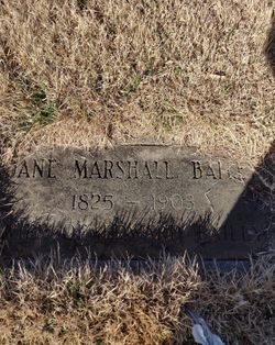 Jane L <I>Marshall</I> Bailey 