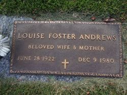 Mary Louise <I>Foster</I> Andrews 