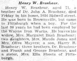 Henry William Brashear 