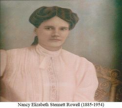 Nancy Elizabeth <I>Stennett</I> Rowell 