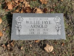 Willie Faye <I>Vaughn</I> Arnold 