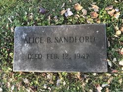 Alice B Sandford 