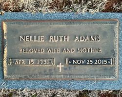 Nellie Ruth <I>Shore</I> Adams 