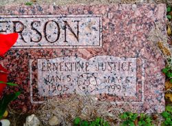 Ernestine Clementine <I>Justice</I> Patterson 