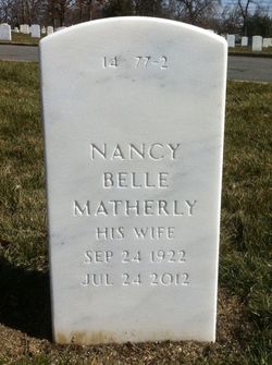 Nancy Belle <I>Matherly</I> Anderson 