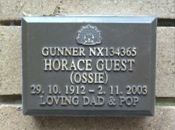 Horace “Ossie” Guest 