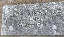 Leila <I>Atkinson</I> Alleman 