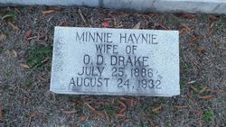 Minnie <I>Hayne</I> Drake 