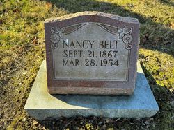 Nancy E “Nannie” <I>Hill</I> Belt 