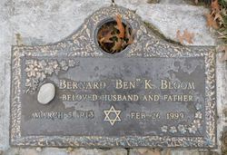Bernard K “Ben” Bloom 