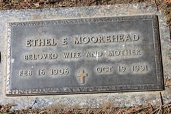 Ethel Ellen <I>Smalley</I> Moorehead 