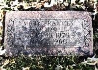 Mary Frances <I>Cooper</I> Goodwill 