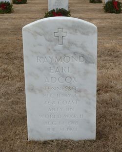 PFC Raymond Earl Adcox 