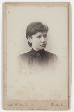 Johanna Gesina “Jo” <I>Bonger</I> Van Gogh 