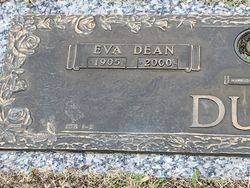 Eva Dean <I>Taylor</I> Duer 