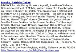 Patricia Ann <I>Delay</I> Brooks 