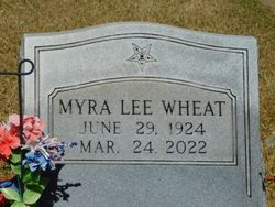 Myra Lee <I>Wheat</I> Dawsey 