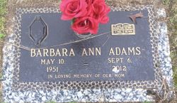 Mrs Barbara Ann Adams 