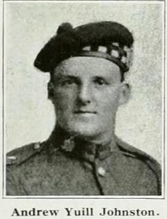 Private Andrew Yuill Johnston 