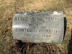 Alice Willard <I>Dillings</I> Barnum 