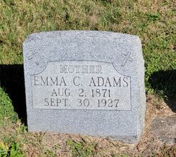 Emma Catherine <I>Lawrence</I> Adams 
