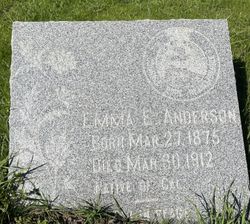 Emma E. <I>Delplace</I> Anderson 