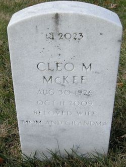 Cleo Mary Magdelan <I>Haar</I> McKee 