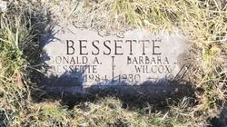 Barbara <I>Wilcox</I> Bessette 
