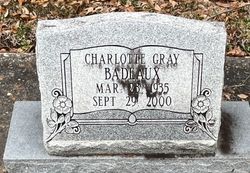 Charlotte Ann <I>Gray</I> Badeaux 
