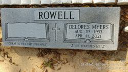 Delores <I>Myers</I> Rowell 