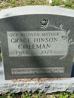 Grace <I>Hinson</I> Coleman 