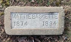 Martha “Mattie” Baskette 