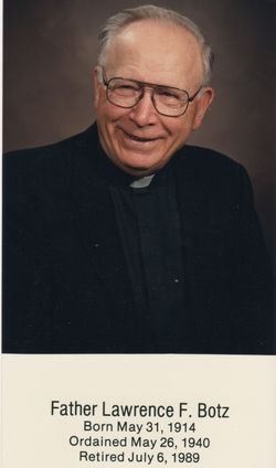 Rev Fr Lawrence F Botz 