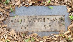 Sarah Elizabeth <I>Babers</I> Little 
