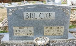 Mary Jane M “Janie” <I>Green</I> Brucke 