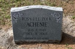 Rosa Lee <I>Polk</I> Achenie 