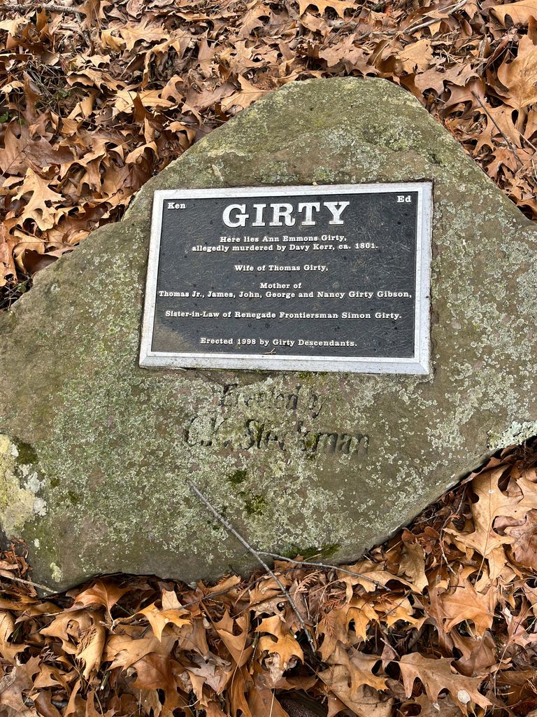 Ann Emmons Girty Gravesite