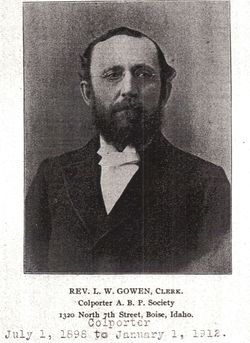 Rev Lewis Woodbury Gowen 