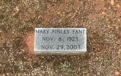 Mary <I>Finley</I> Fant 